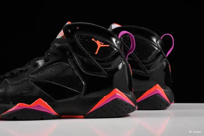 Rep TBK Retro Air 313358-006 Patent Black Jordan 7 0601